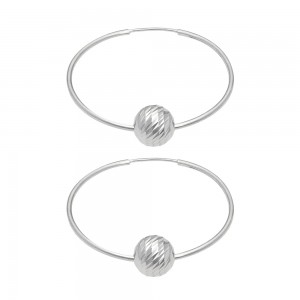 Peitho srebrne naušnice iz kolekcije Tondo - PMSJ1112